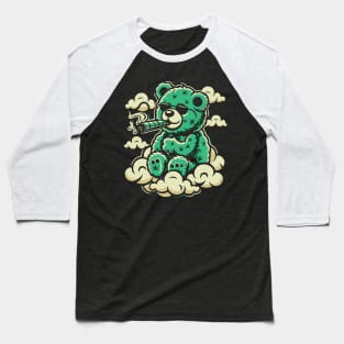 Stoner Bear Baseball T-Shirt